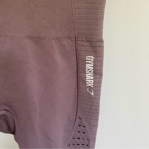 Gymshark High-Rise Energy Seamless Leggings in Dusty Lilac Purple • S Small - Picture 2 of 8
